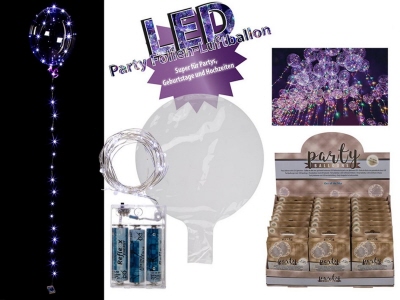 Zodight 10 Pacco Palloncini LED Trasparenti, Decorazioni Creative  Palloncini con Strisce Luminose Colorate, Molto Adatti per Feste,  Celebrazioni di