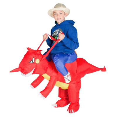 COSTUME VESTITO ABITO TRAVESTIMENTO CARNEVALE HALLOWEEN COSPLAY BAMBINO  ESPLORATORE SU ELEFANTE GONFIABILE - 75511 (Taglia Unica Bambino)